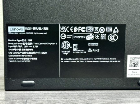Lenovo Thinkcentre M70q Gen6 2